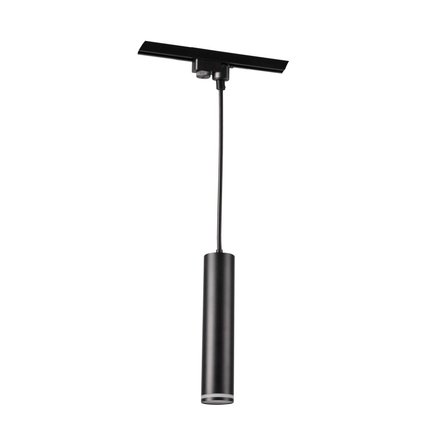 Luster na lanku do lištového systému PARIS 1xGU10/10W/230V čierna