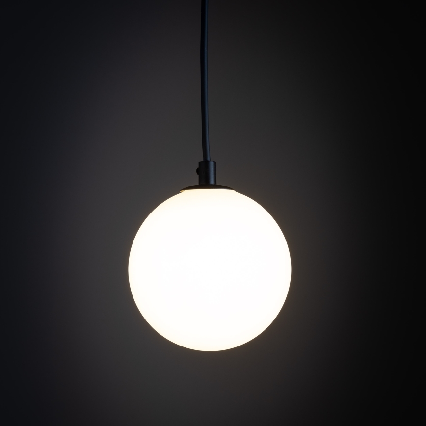 Luster na lanku do 1-fázového lištového systému TRACER 1xG9/8W/230V čierna/biela
