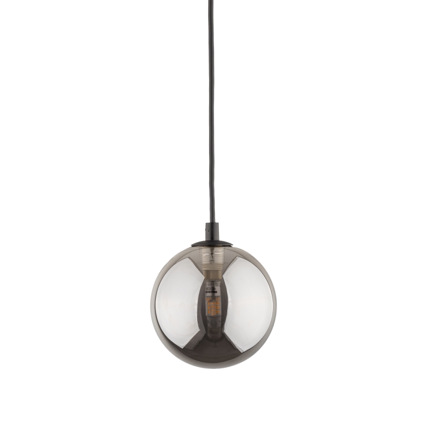 Luster na lanku do 1-fázového lištového systému TRACER 1xG9/8W/230V čierna/dymová čierna