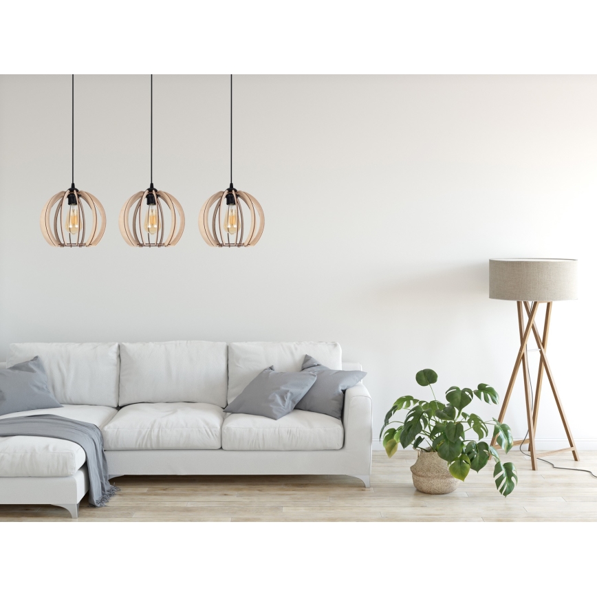 Luster na lanku DORO 3xE27/60W/230V