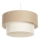 Luster na lanku DUO 1xE27/60W/230V priemer 40 cm béžová/krémová