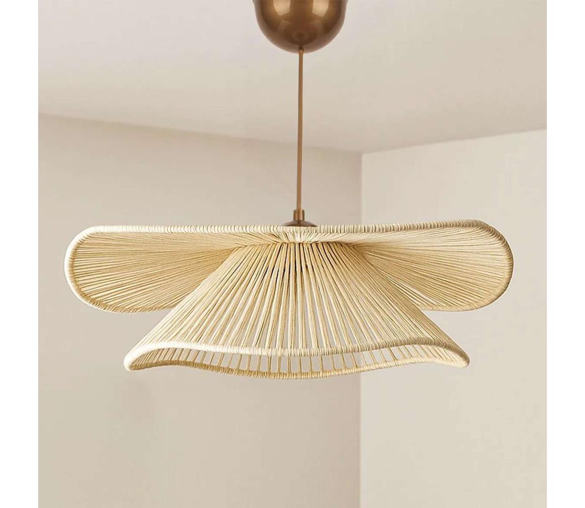 Luster na lanku DUVELA 1xE27/40W/230V béžový 687HMY2497