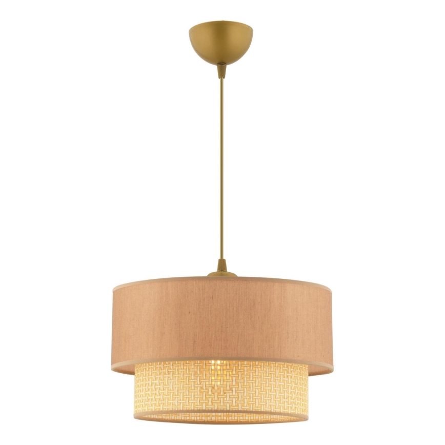 Luster na lanku ECHO 1xE27/60W/230V béžový