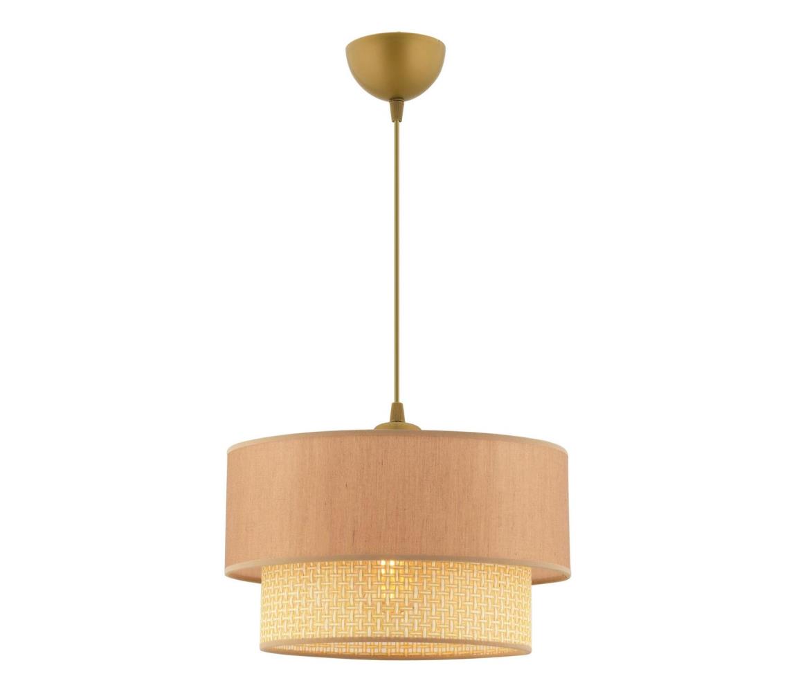 Luster na lanku ECHO 1xE27/60W/230V béžový 390FLH2512
