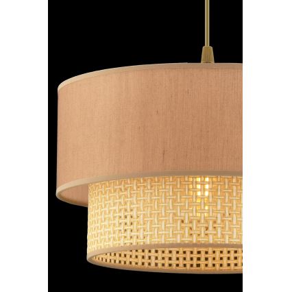 Luster na lanku ECHO 1xE27/60W/230V béžový
