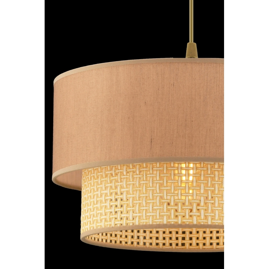 Luster na lanku ECHO 1xE27/60W/230V béžový