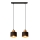 Luster na lanku EDISON 2xE27/15W/230V