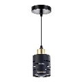 Luster na lanku ELEN 1xE27/35W/230V čierna/zlatá