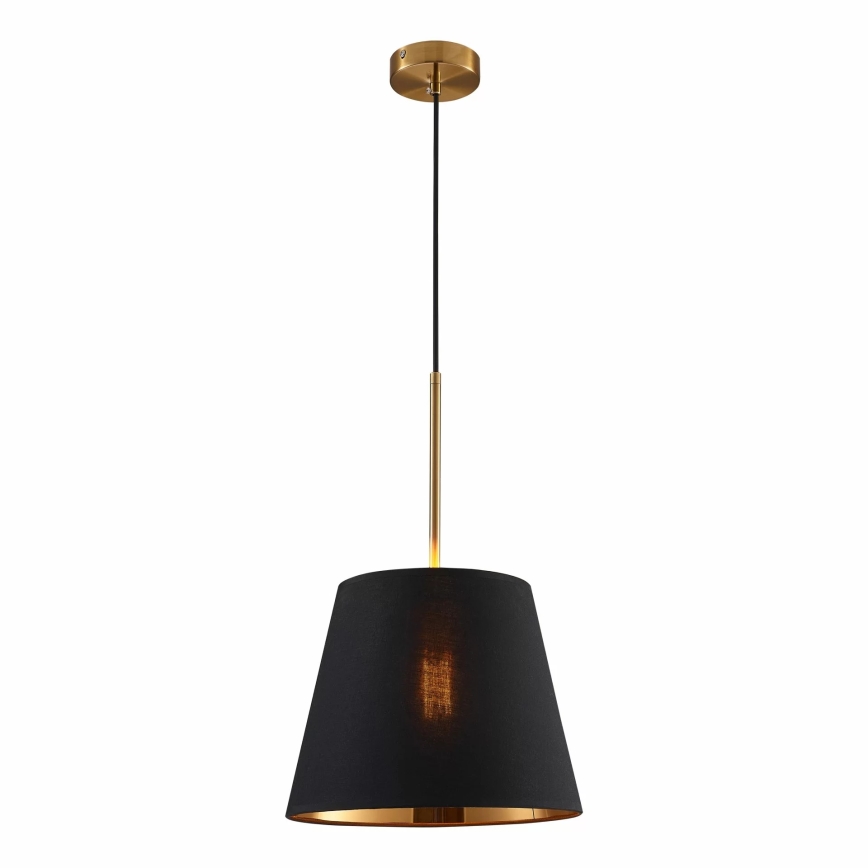 Luster na lanku ELENA 1xE27/20W/230V čierna