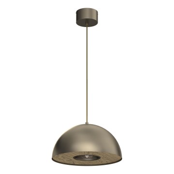 Luster na lanku ELGUND 1xE27/15W/230V pr. 35 cm mosadz
