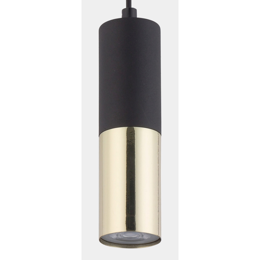 Luster na lanku ELIT 1xGU10/10W/230V čierna