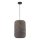 Luster na lanku ELLEN 1xE27/20W/230V pr. 30 cm antracit