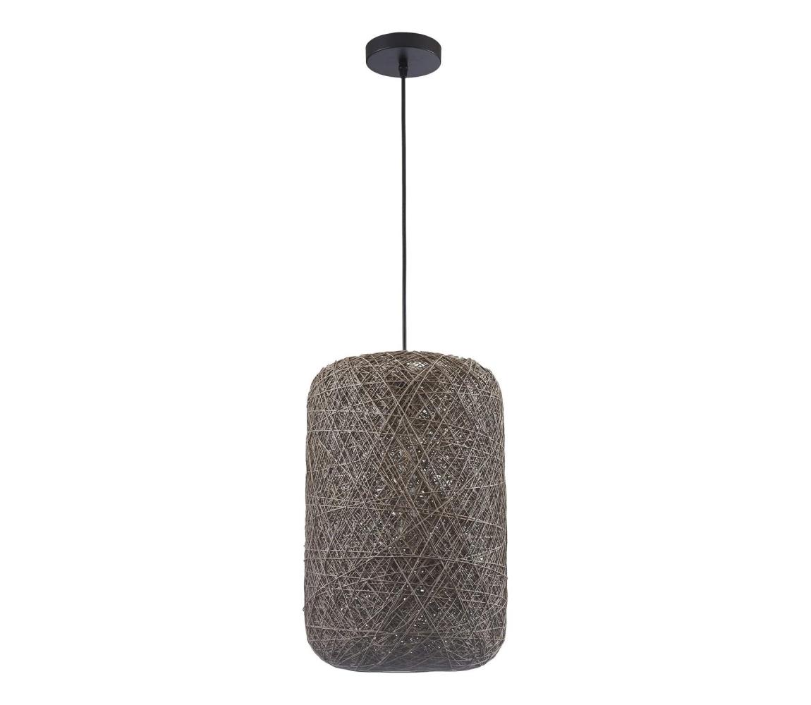 Luster na lanku ELLEN 1xE27/20W/230V pr. 30 cm antracit 332233