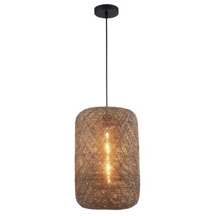 Luster na lanku ELLEN 1xE27/20W/230V pr. 30 cm antracit