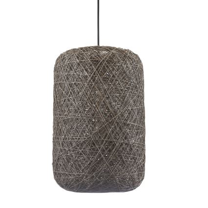 Luster na lanku ELLEN 1xE27/20W/230V pr. 30 cm antracit