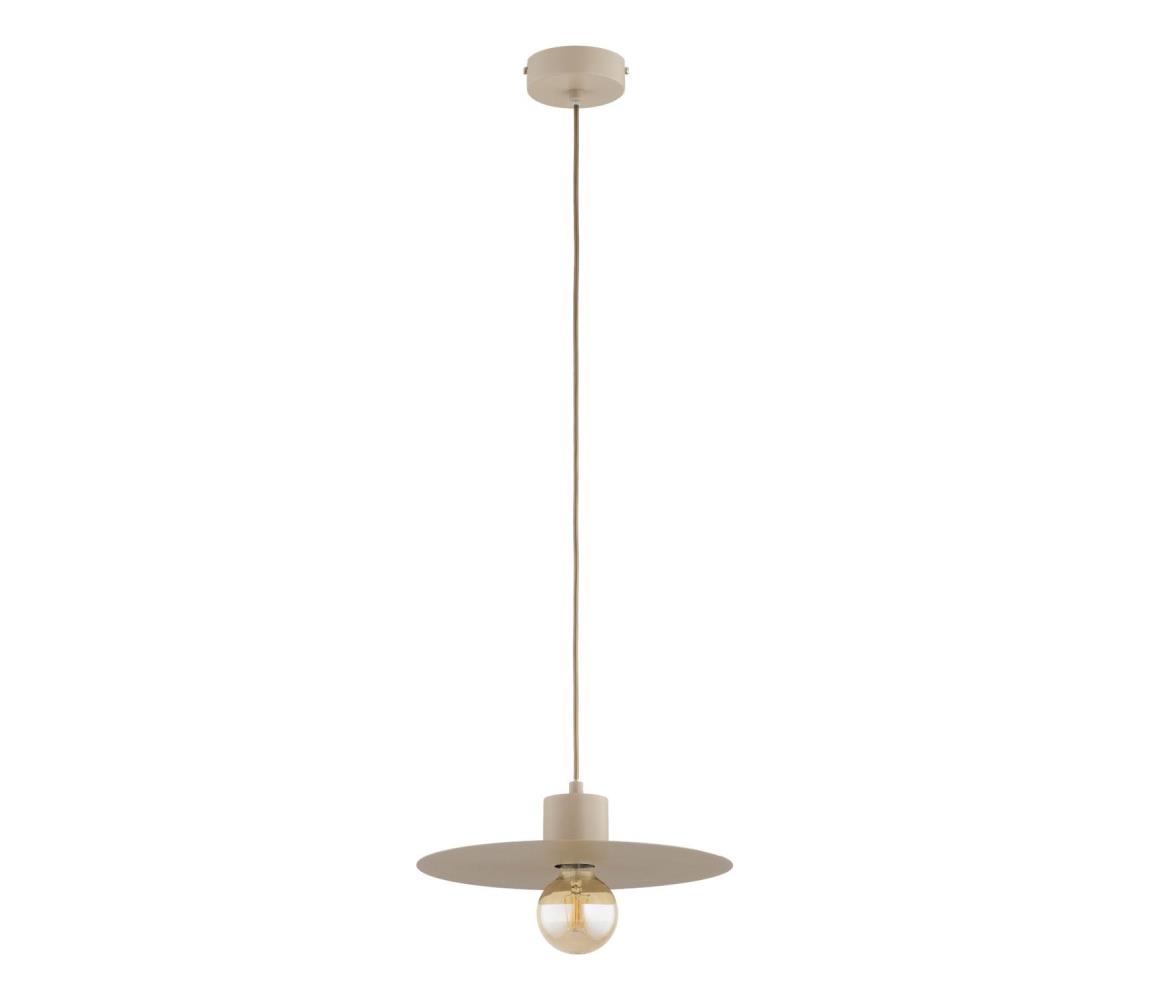 Luster na lanku EMELI 1xE27/15W/230V béžový 61606