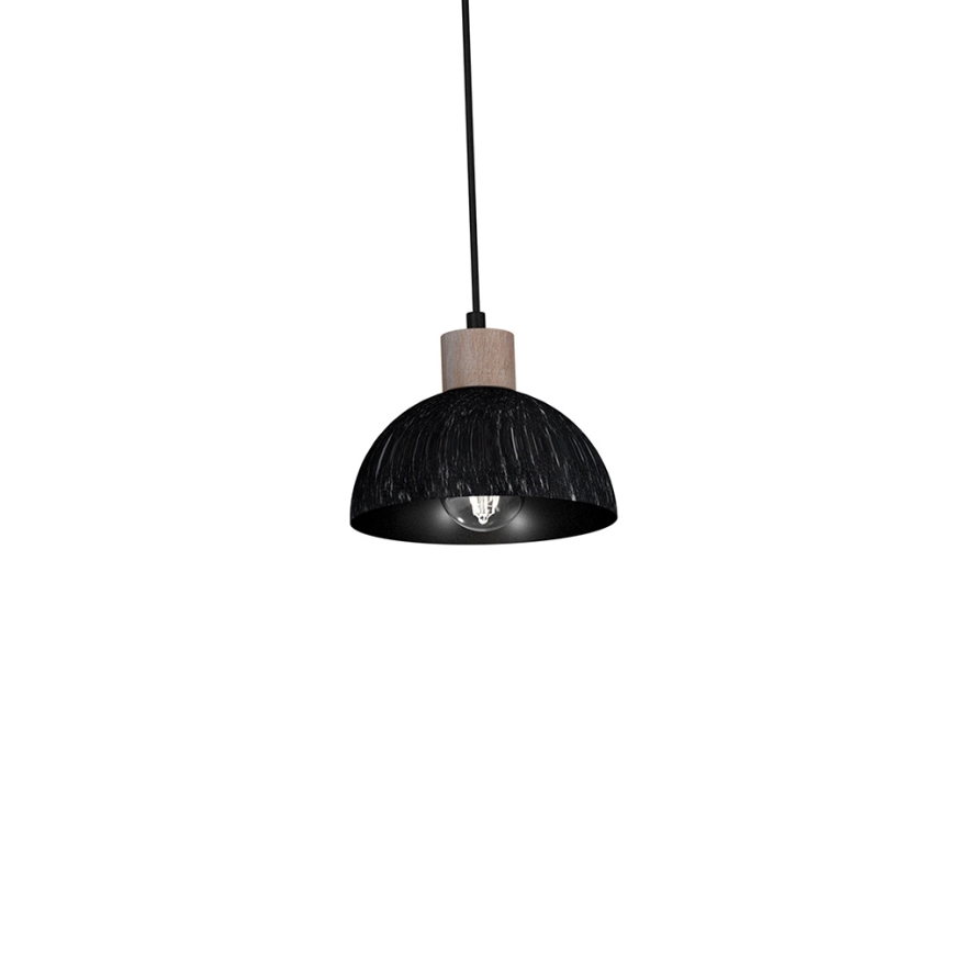 Luster na lanku ERIK 5xE27/60W/230V hnedá/čierna