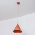 Luster na lanku ETNA 1xE27/15W/230V pr. 18,5 cm oranžový
