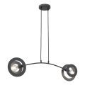 Luster na lanku EUFORIA 2xE27/15W/230V čierna