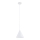 Luster na lanku FABO 1xE27/15W/230V biela
