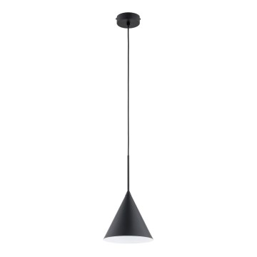 Luster na lanku FABO 1xE27/15W/230V čierna