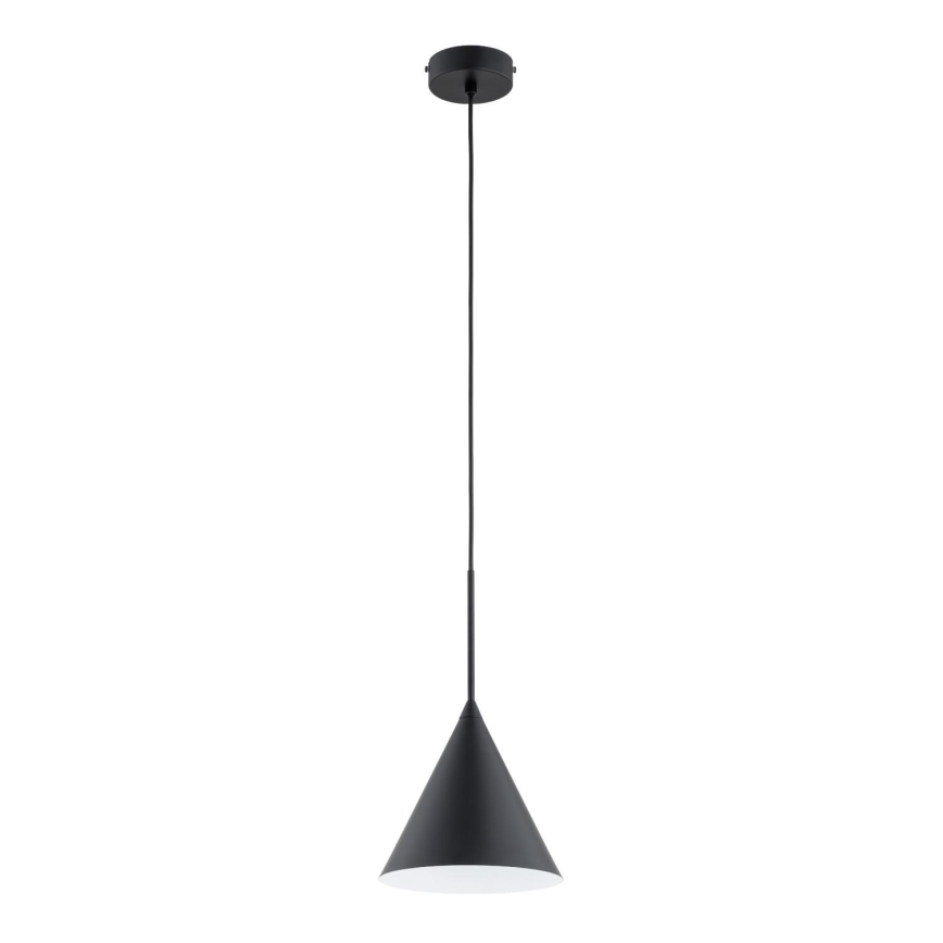 Luster na lanku FABO 1xE27/15W/230V čierna