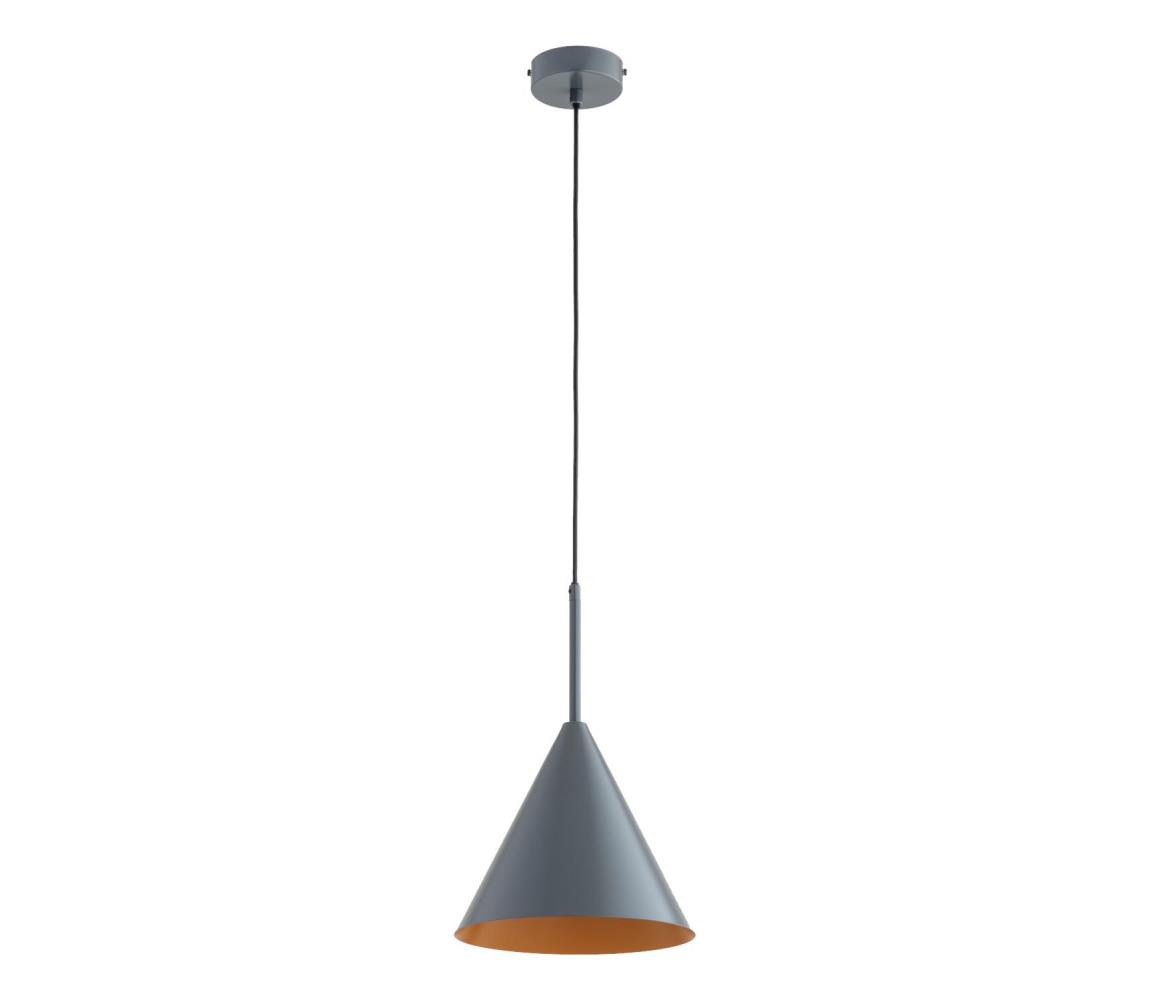 Luster na lanku FABO 1xE27/15W/230V sivý 61646