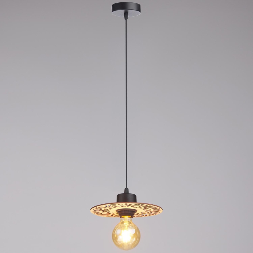 Luster na lanku FALCO 1xE27/60W/230V pr. 20 cm béžová