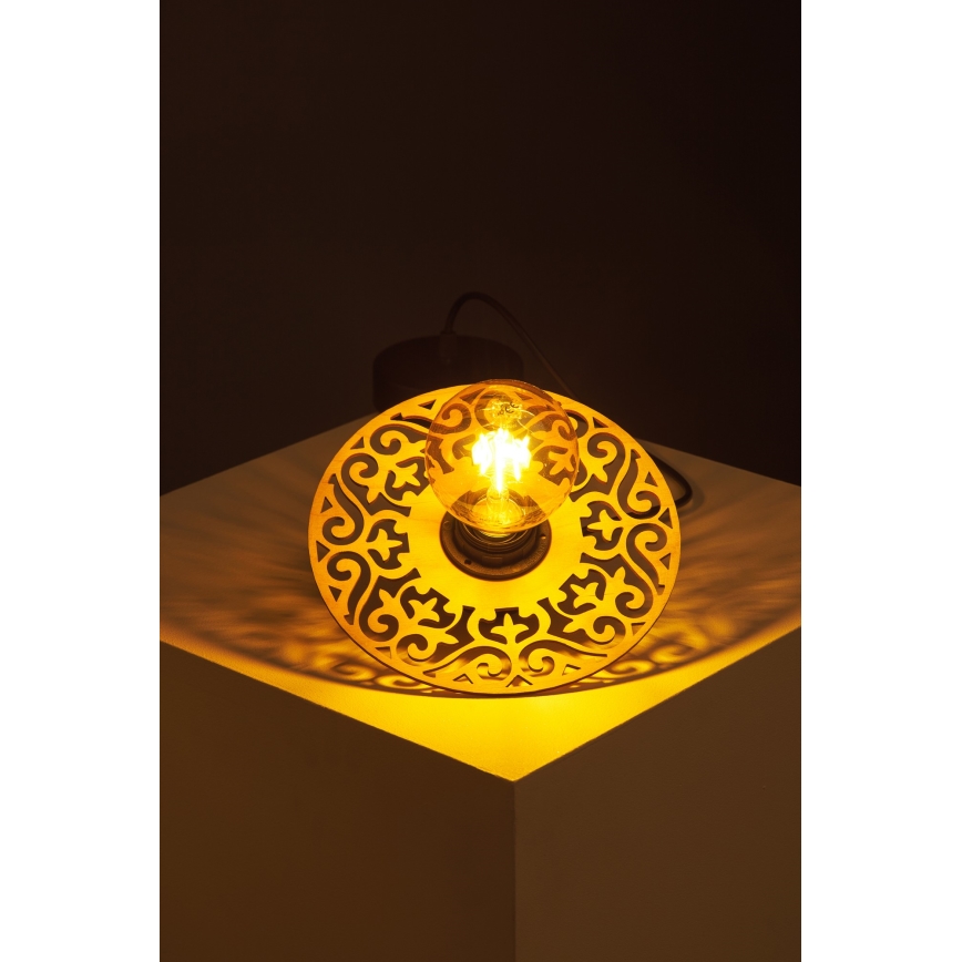 Luster na lanku FALCO 1xE27/60W/230V pr. 20 cm béžová