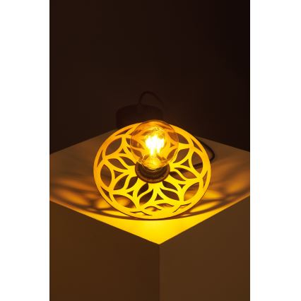 Luster na lanku FALCO 1xE27/60W/230V pr. 20 cm béžová