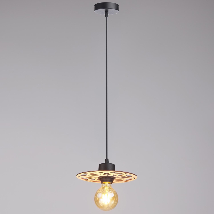 Luster na lanku FALCO 1xE27/60W/230V pr. 20 cm béžová