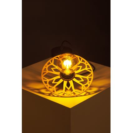 Luster na lanku FALCO 1xE27/60W/230V pr. 20 cm béžová