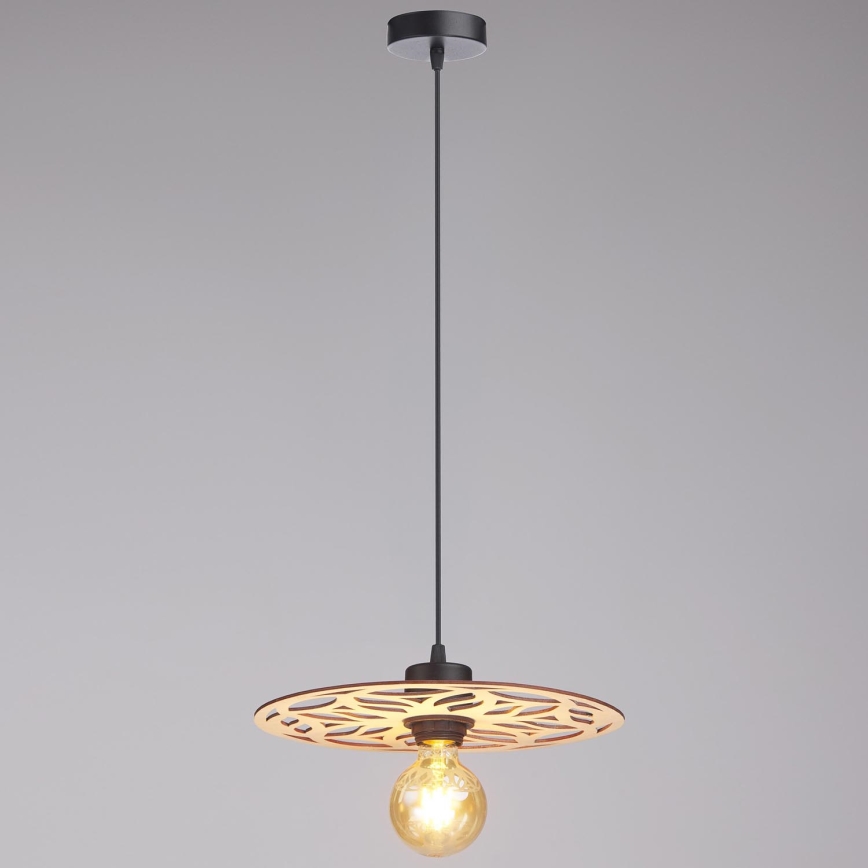 Luster na lanku FALCO 1xE27/60W/230V pr. 30 cm béžová