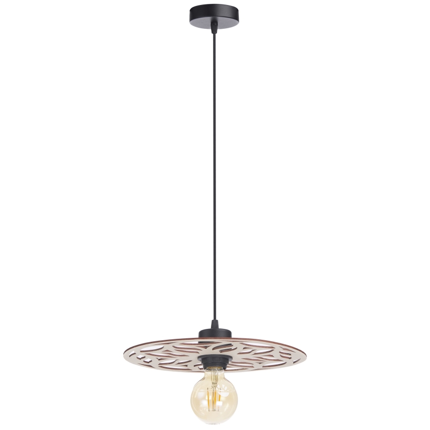Luster na lanku FALCO 1xE27/60W/230V pr. 30 cm béžová