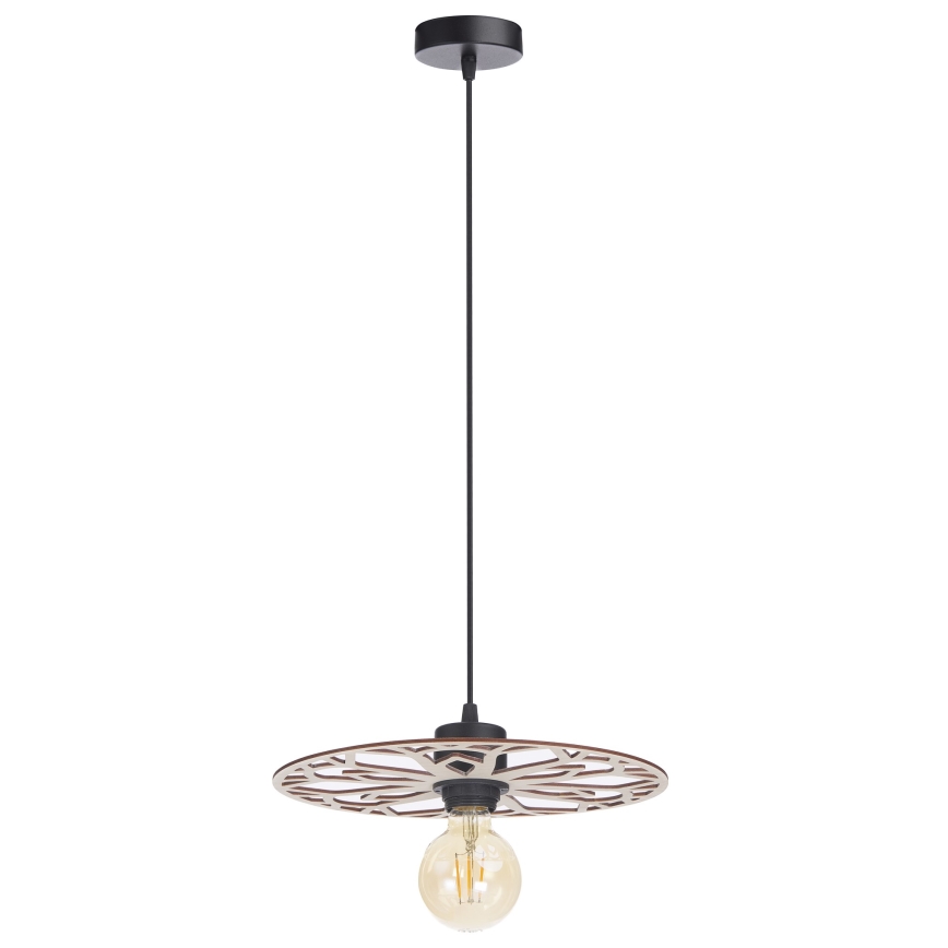 Luster na lanku FALCO 1xE27/60W/230V pr. 30 cm béžová