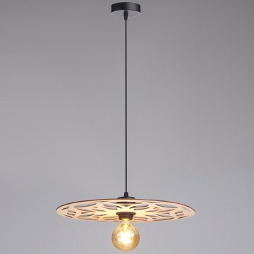 Luster na lanku FALCO 1xE27/60W/230V pr. 40 cm béžová