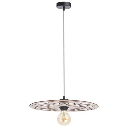 Luster na lanku FALCO 1xE27/60W/230V pr. 40 cm béžová