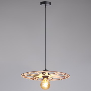 Luster na lanku FALCO 1xE27/60W/230V pr. 40 cm béžová