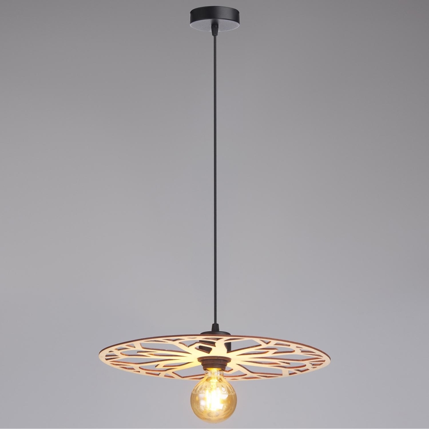 Luster na lanku FALCO 1xE27/60W/230V pr. 40 cm béžová