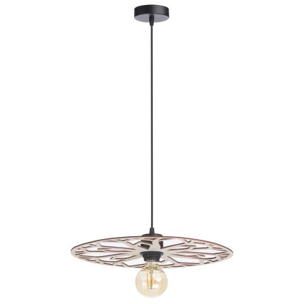 Luster na lanku FALCO 1xE27/60W/230V pr. 40 cm béžová