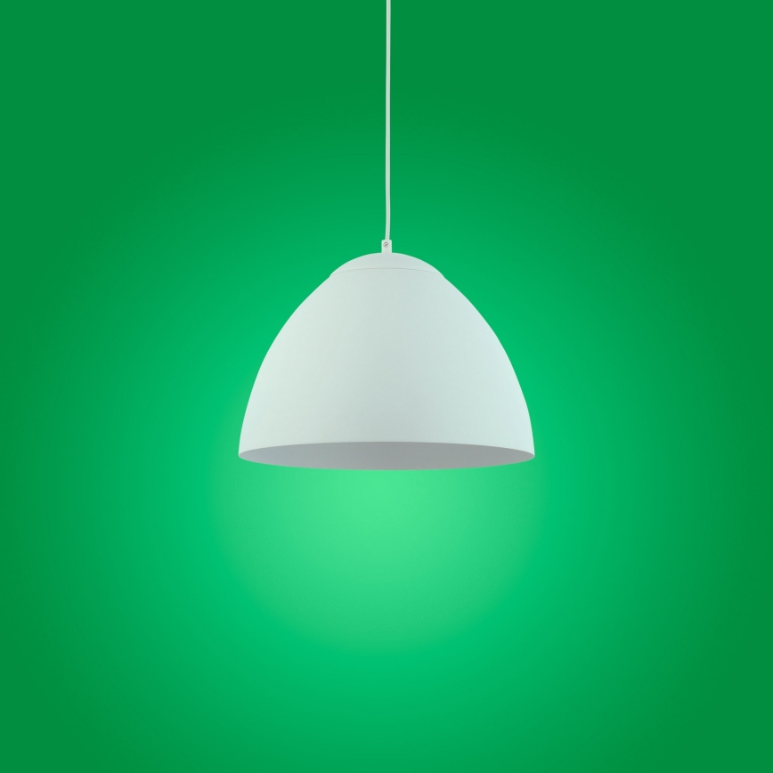 Luster na lanku FARO 1xE27/60W/230V biela