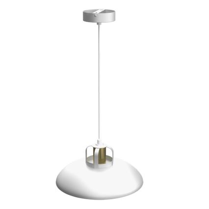 Luster na lanku FELIX 1xE27/60W/230V biela