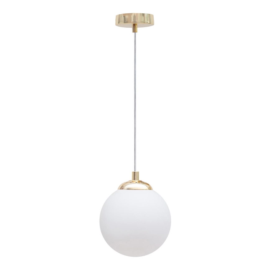 Luster na lanku FIRA 1xE27/60W/230V zlatá