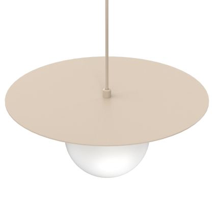 Luster na lanku FLAT 1xE27/15W/230V béžová