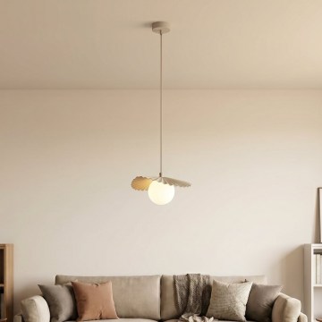 Luster na lanku FLORA 1xG9/8W/230V béžový