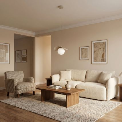 Luster na lanku FLORA 1xG9/8W/230V béžový