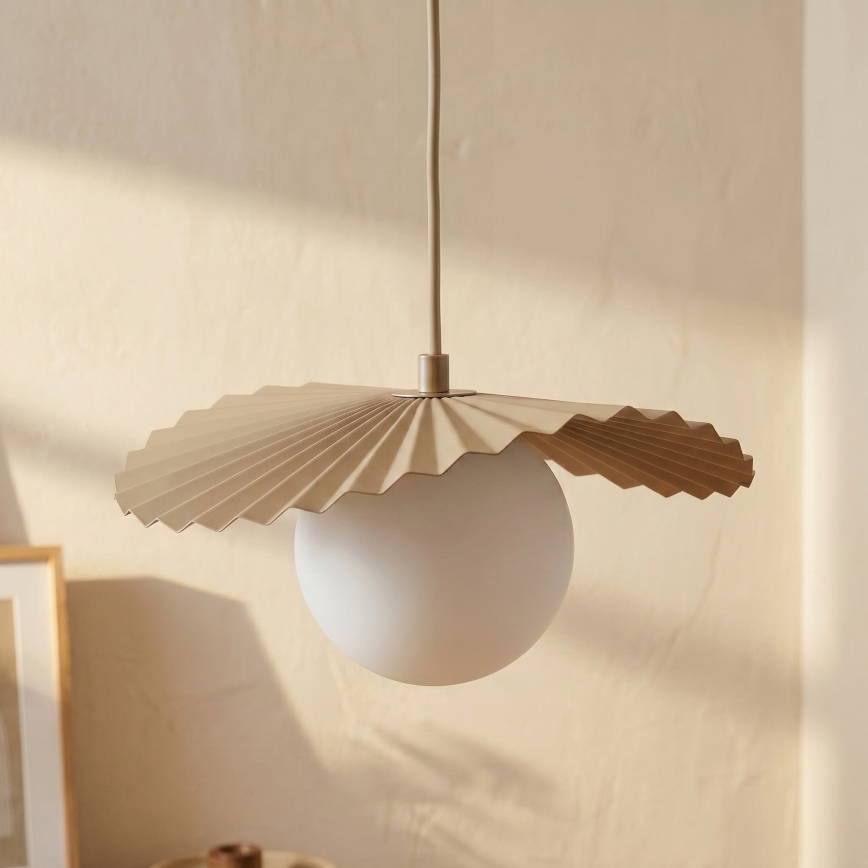 Luster na lanku FLORA 1xG9/8W/230V béžový