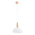 Luster na lanku FOTYN 1xE27/15W/230V hnedá