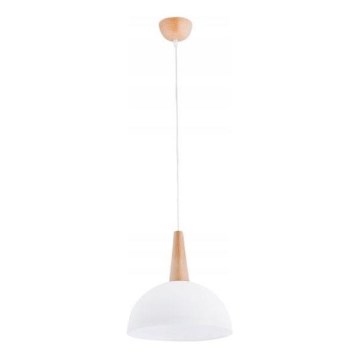 Luster na lanku FOTYN 1xE27/15W/230V hnedá