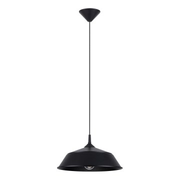 Luster na lanku FRIKA 1xE27/15W/230V pr. 34 cm čierna